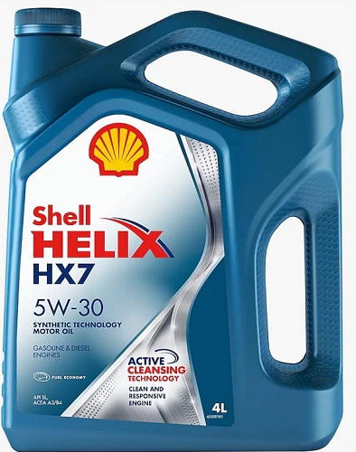 Моторное масло Shell HX7 5w-30 4л