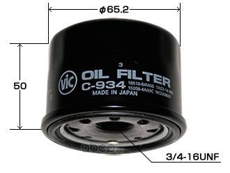 Фильтр масляный VIC C934 