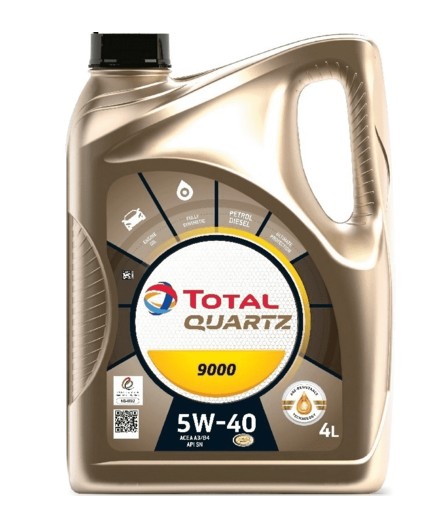 Моторное масло TOTAL QUARTZ 9000 5w-40 4л