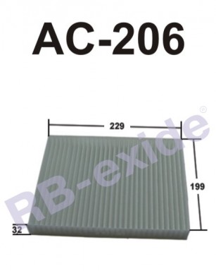 Фильтр салонный RB AC206