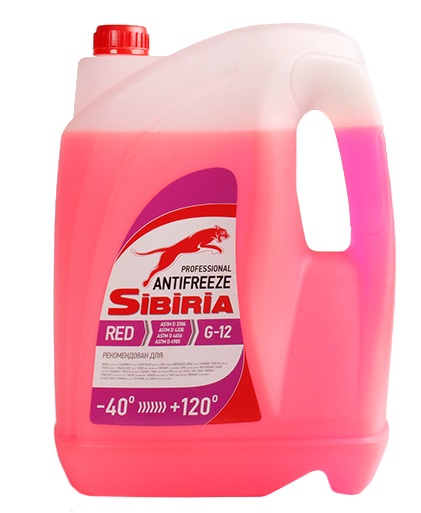 SIBIRIA Антифриз красный -40°C G12 10кг