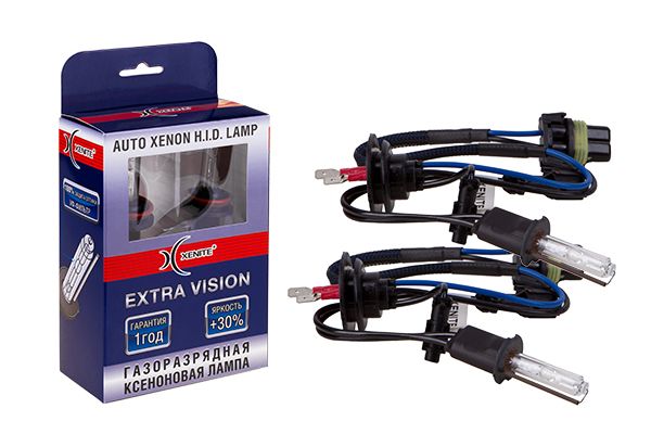 XENITE Ксеноновая лампа H3 4300k Extra Vision (Яркость +30%)