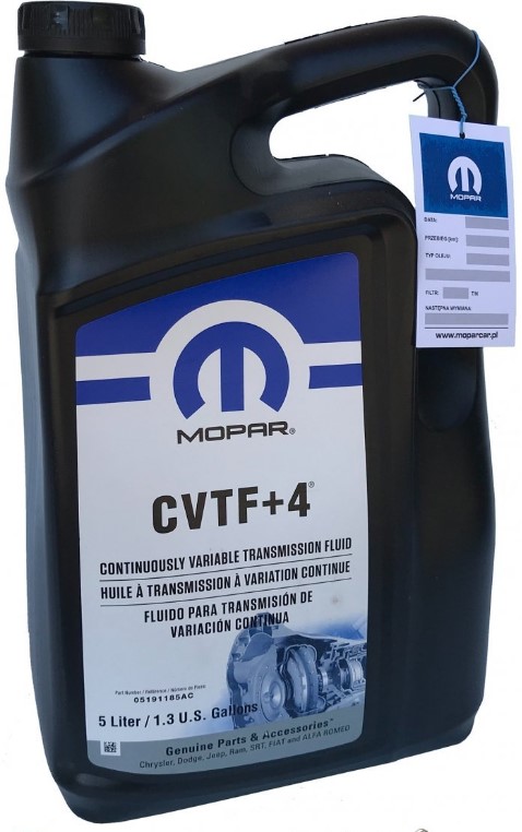 Масло трансмиссионное  MOPAR CVTF+4 5л