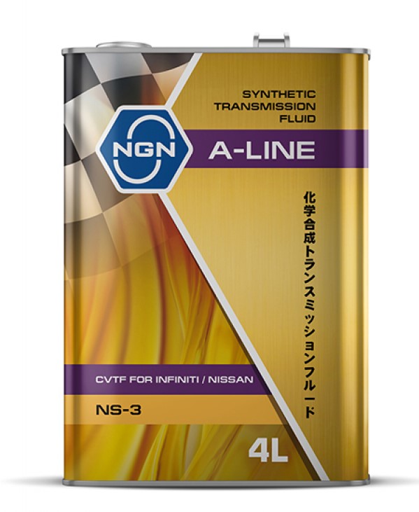 Масло трансмиссионное  NGN CVTF NS-3 A-Line 4л