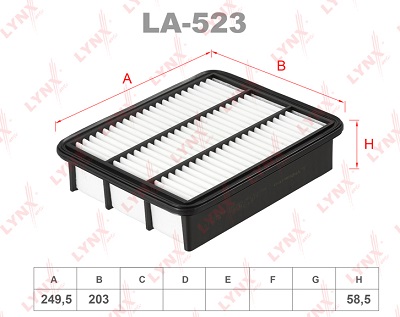 Фильтр воздушный LYNX LA523