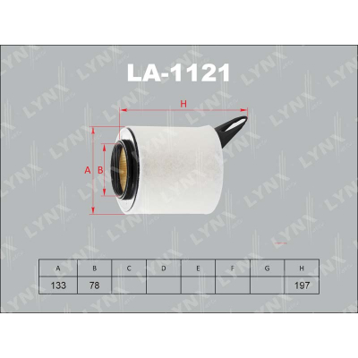 Фильтр воздушный LYNX LA1121