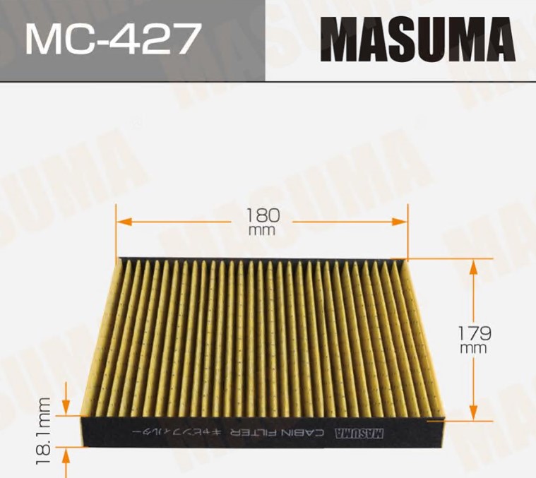 Фильтр салонный MASUMA MC427
