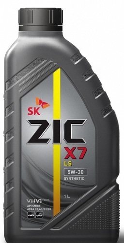 Моторное масло ZIC X7 LS SN 5w-30 1л
