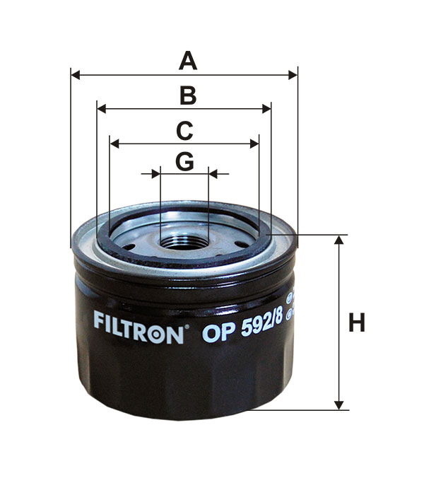 Фильтр масляный FILTRON OP5928