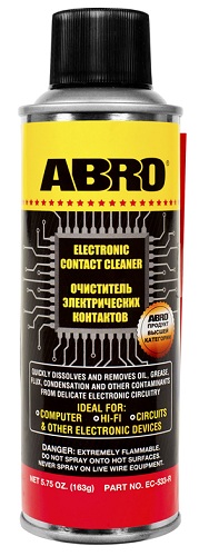 ABRO EC533 Очиститель электрических контактов 163г