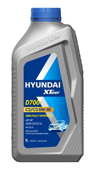 Моторное масло HYUNDAI XTEER Diesel Ultra (D700) 5w-30 C2/C3 1л