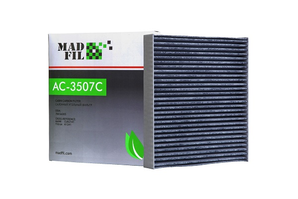 Фильтр салонный Madfil AC3507C угольный