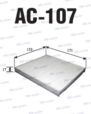 Фильтр салонный RB AC107