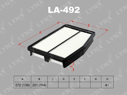 Фильтр воздушный LYNX LA492