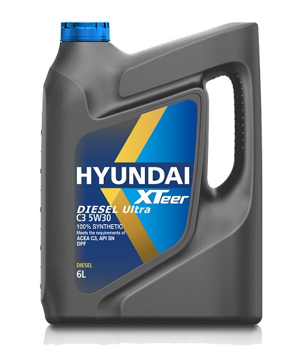 Моторное масло HYUNDAI XTEER Diesel Ultra (D700) 5w-30 C2/C3 6л