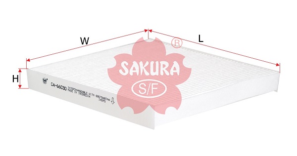 Фильтр салонный SAKURA CA66030   НЗ