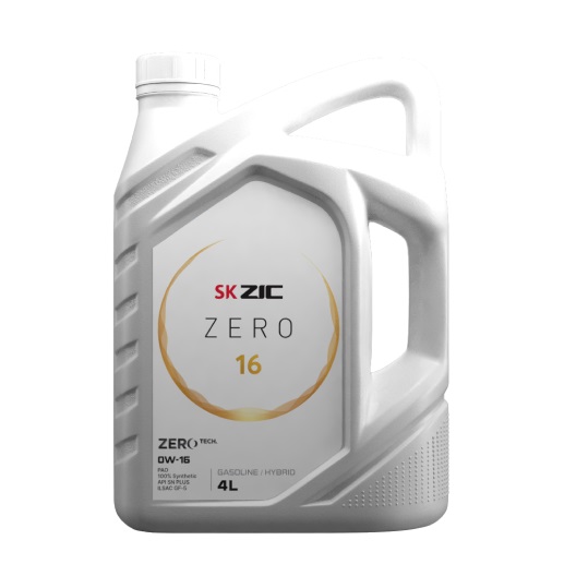 Моторное масло ZIC ZERO PAO 0w-16 4л