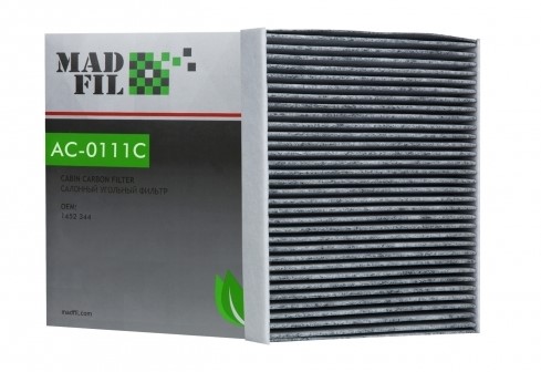Фильтр салонный Madfil AC0111C угольный