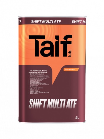 Масло трансмиссионное  TAIF SHIFT ATF MULTI 4л
