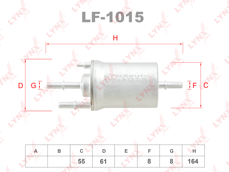 Фильтр топливный LYNX LF1015