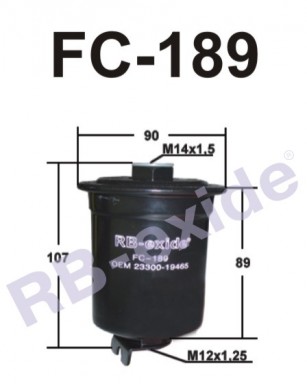 Фильтр топливный RB FC189