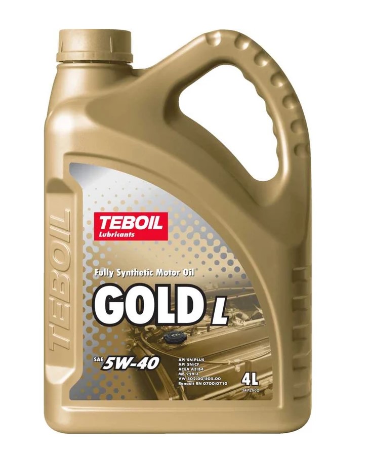 Моторное масло TEBOIL GOLD L SAE 5w-40 4л