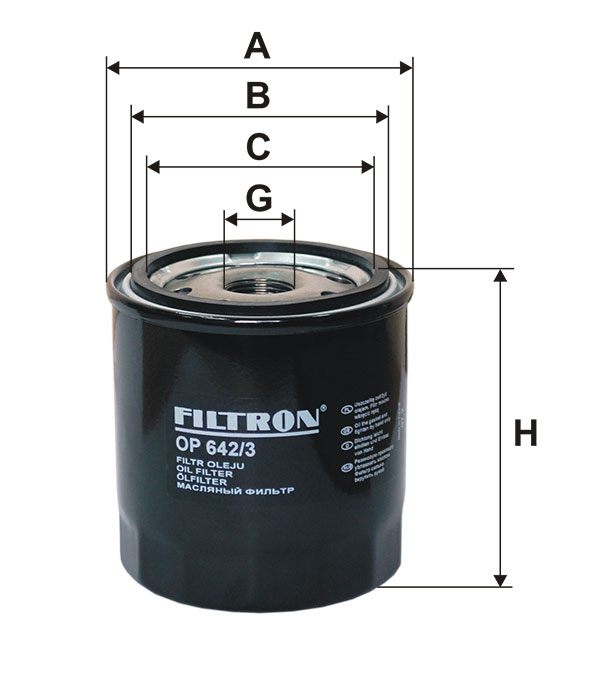 Фильтр масляный FILTRON OP6423