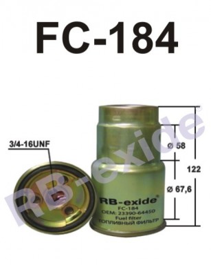 Фильтр топливный RB FC184