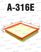 Фильтр воздушный RB A316E (preview)