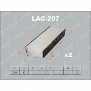 Фильтр салонный LYNX LAC207 (preview)