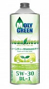 Моторное масло MOLYGREEN CLEAN DIESEL DL-1 5w-30 1л (preview)