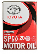 Моторное масло TOYOTA 0w-20 SР 4л ЖБ (preview)