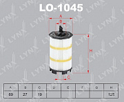 Фильтр масляный LYNX  LO1045 (preview)