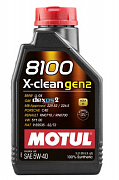 Моторное масло Motul 8100 X-Clean GEN2 5w-40 1л (preview)