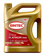 Моторное масло SINTEC PLATINUM 7000 SN/A3/B4 5w-40 4л (preview)