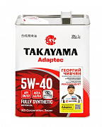 Моторное масло TAKAYAMA ADAPTEC 5w-40 A3/B4 SN/CF 4л (preview)