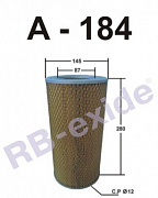 Фильтр воздушный RB A184 к (preview)