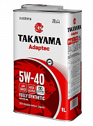 Моторное масло TAKAYAMA ADAPTEC 5w-40 A3/B4 SN/CF 1л (preview)