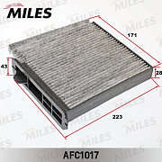 Фильтр салонный MILES AFC1017 угольный ПРАВЫЙ РУЛЬ _ (preview)