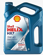 Моторное масло Shell HX7 5w-40 4л (preview)