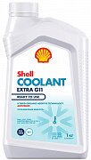 SHELL Coolant Extra Антифриз сине-зеленый готовый G11 1л (preview)