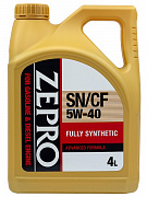 Моторное масло ZEPRO CLASSIC 5w-40 4л пластик (preview)