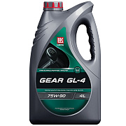 Масло трансмиссионное  Лукойл GEAR GL-4 75w-90  4л (preview)