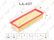 Фильтр воздушный LYNX LA437 (preview)