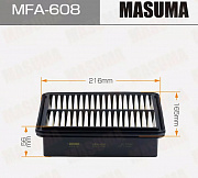 Фильтр воздушный MASUMA MFA608 (preview)