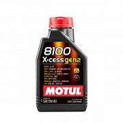 Моторное масло Motul 8100 X-cess GEN2 5w-40 1л (preview)