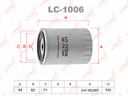 Фильтр масляный LYNX  LC1006 (preview)