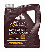 Моторное масло Mannol Snowpower 4Т 0w-40 4л (preview)