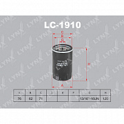 Фильтр масляный LYNX  LC1910 (preview)