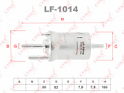 Фильтр топливный LYNX LF1014 _ (preview)